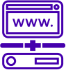 Single domain hosting icon